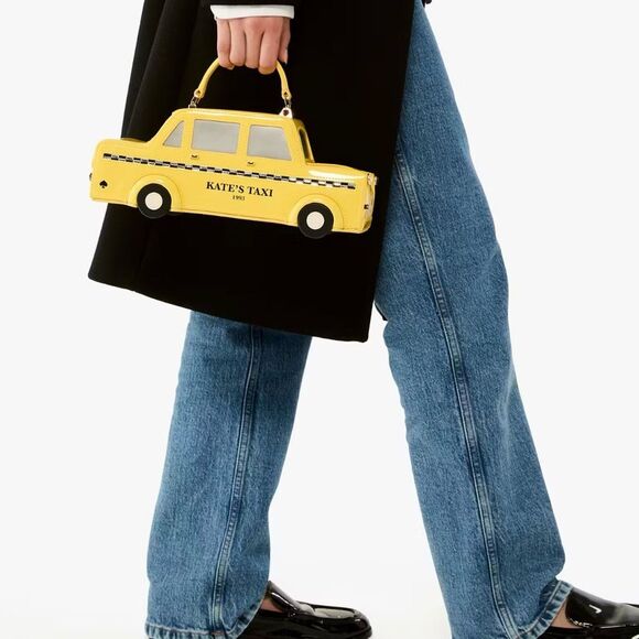 NWT Kate Spade Yellow Taxi Crossbody Bag - Picture 2 of 6